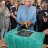HRH The Duchess of Cornwall cutting a ShelterBox cake