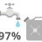 Water tap and jerrycan illustration