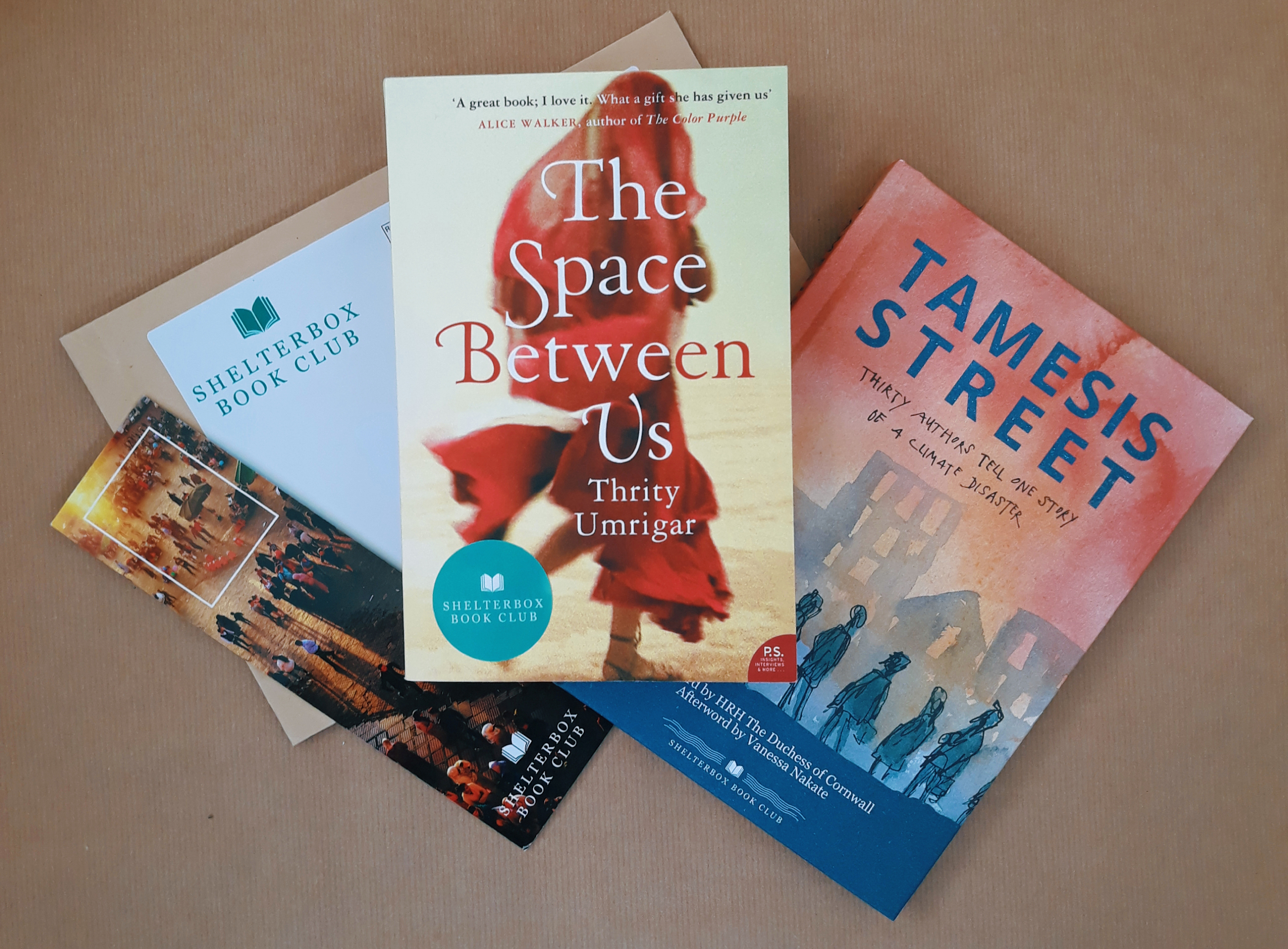 A selection of books from ShelterBox Book Club